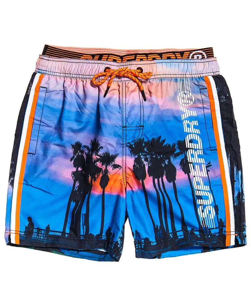 Pantaloneta Corta Para Hombre State Volley Swim Superdry 30288